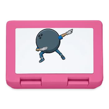 Bowling Dab Comic - Brotdose - Pink - Vorne