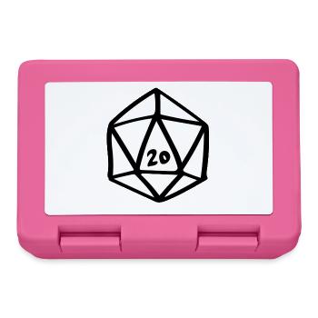 D20-Glyphe - Brotdose - Pink - Vorne