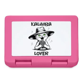 Katzenspiel Kalimba – Kalimba-Liebhaber - Brotdose - Pink - Vorne
