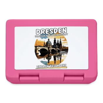 SACHSEN DRESDEN - Brotdose - Pink - Vorne
