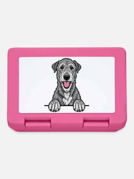 Irischer Wolfshund - Brotdose - Pink