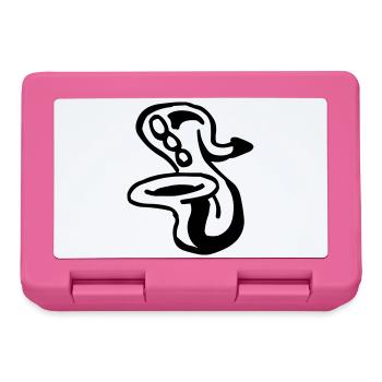 Saxophone - Lunchbox - pink - Front