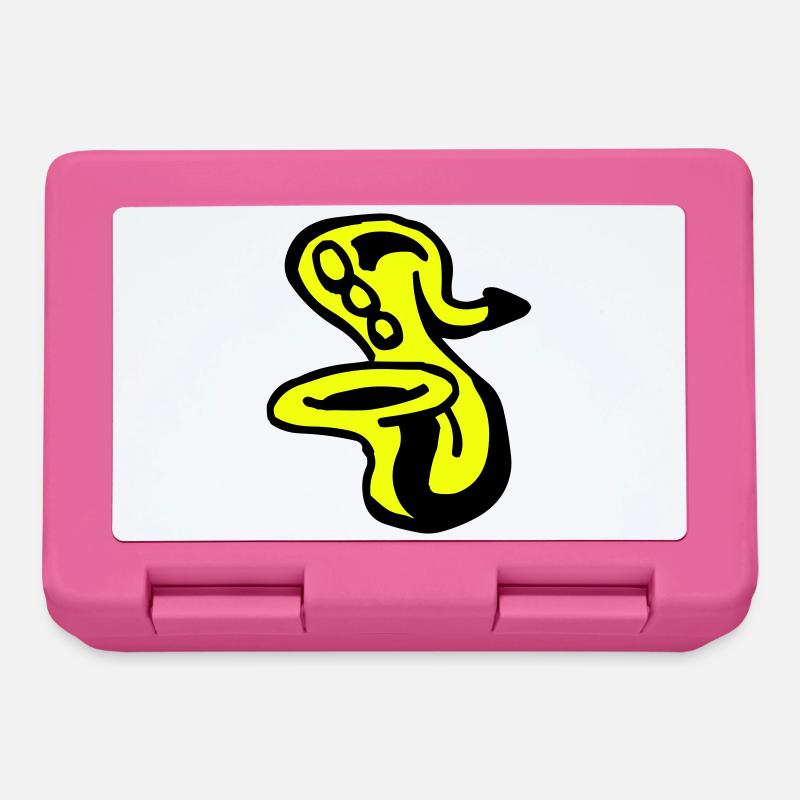Saxophon - Brotdose - Pink