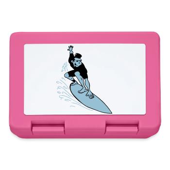 Surfer - Brotdose - Pink - Vorne