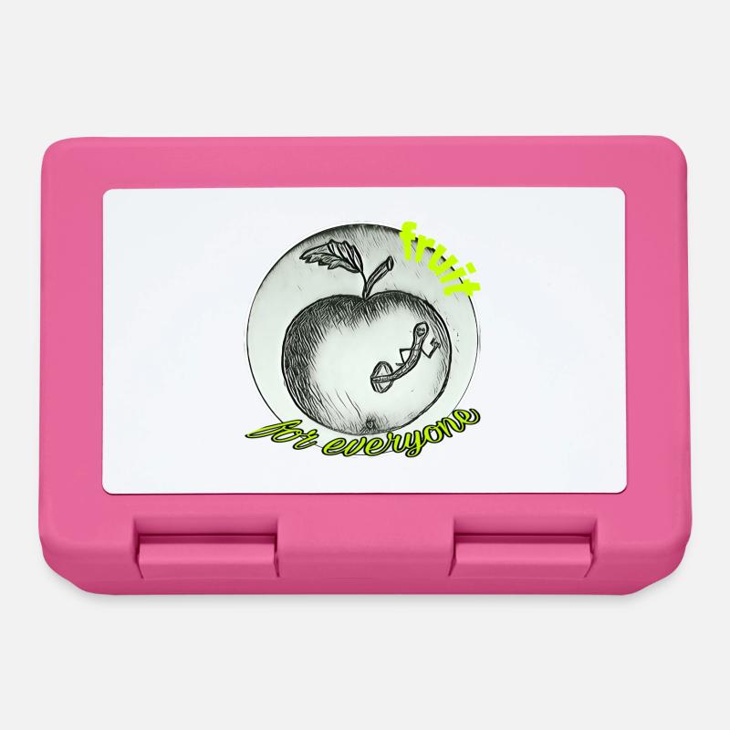 Fruits - Boîte à goûter - rose