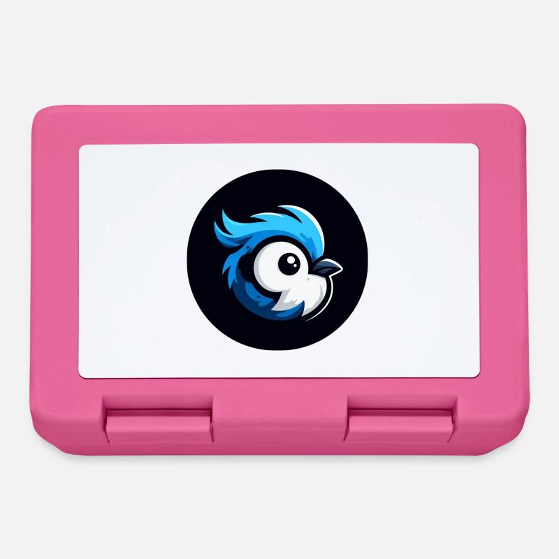 Comic Meise Vogel - Brotdose - Pink
