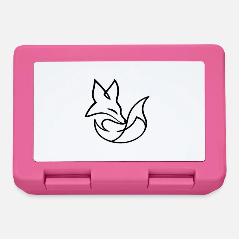 One_Line_Fuchs - Boîte à goûter - rose