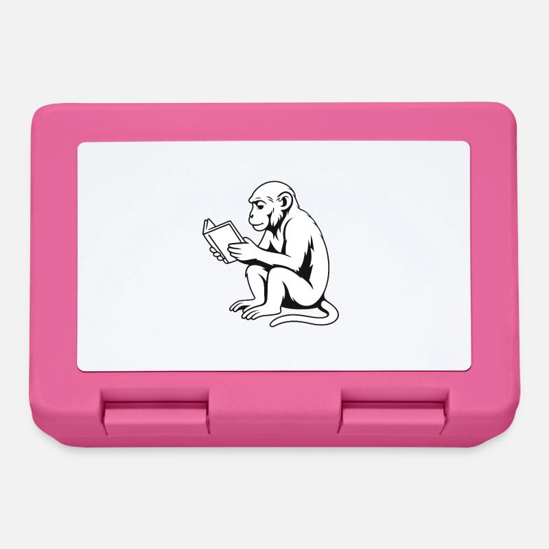 Monkey Minded - Boîte à goûter - rose