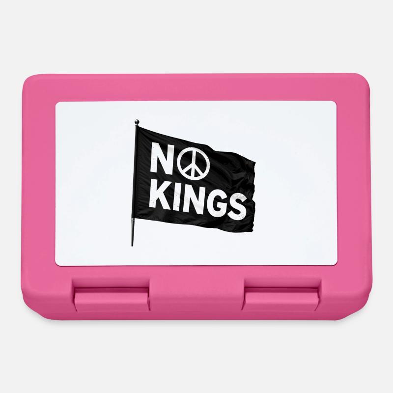 NO KINGS Peace - Brotdose - Pink