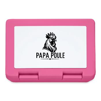 Daddy Hen – Beschützender Daddy - Brotdose - Pink - Vorne