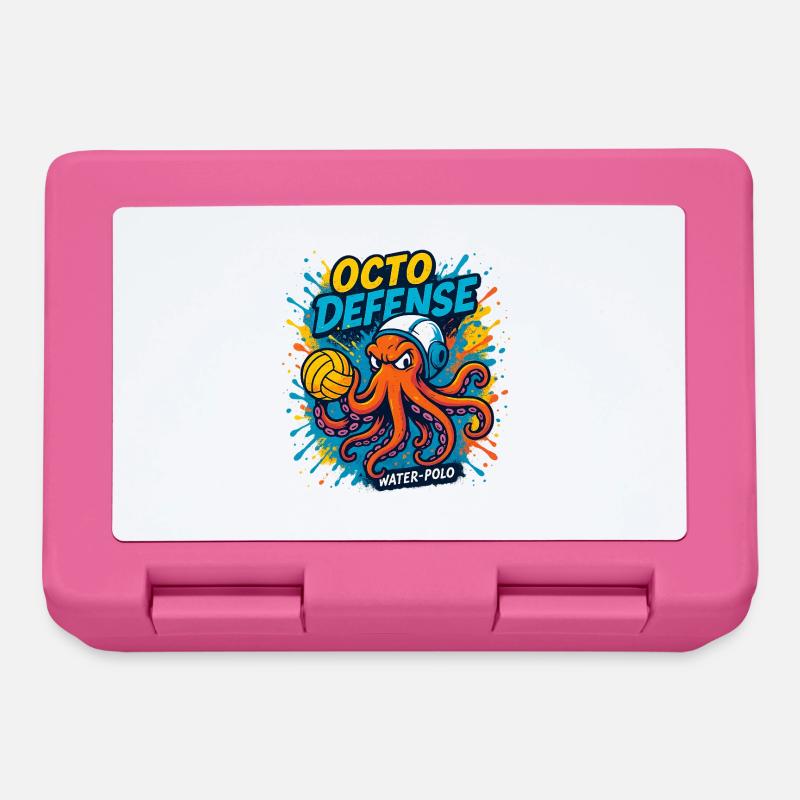 OctoDefense Water-Polo - Boîte à goûter - rose