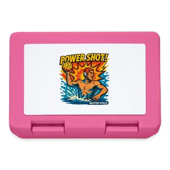 Retro-Wasserball-Power-Shot - Brotdose - Pink - Vorne