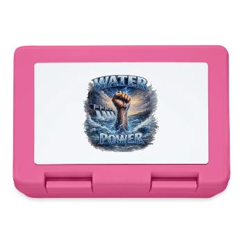 Poing Hydroélectrique - Boîte à goûter - rose - Devant