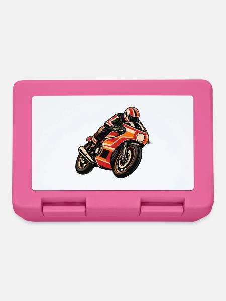 Retro Racer Bike - Brotdose - Pink