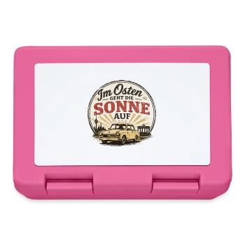 Osten Sonnenaufgang Ossi - Brotdose - Pink - Vorne