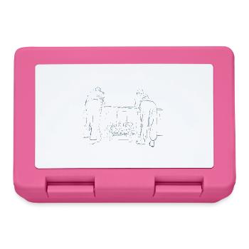man and woman - Lunchbox - pink - Front