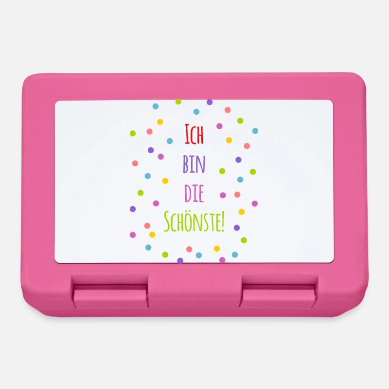 Je suis la plus belle - Boîte à goûter - rose