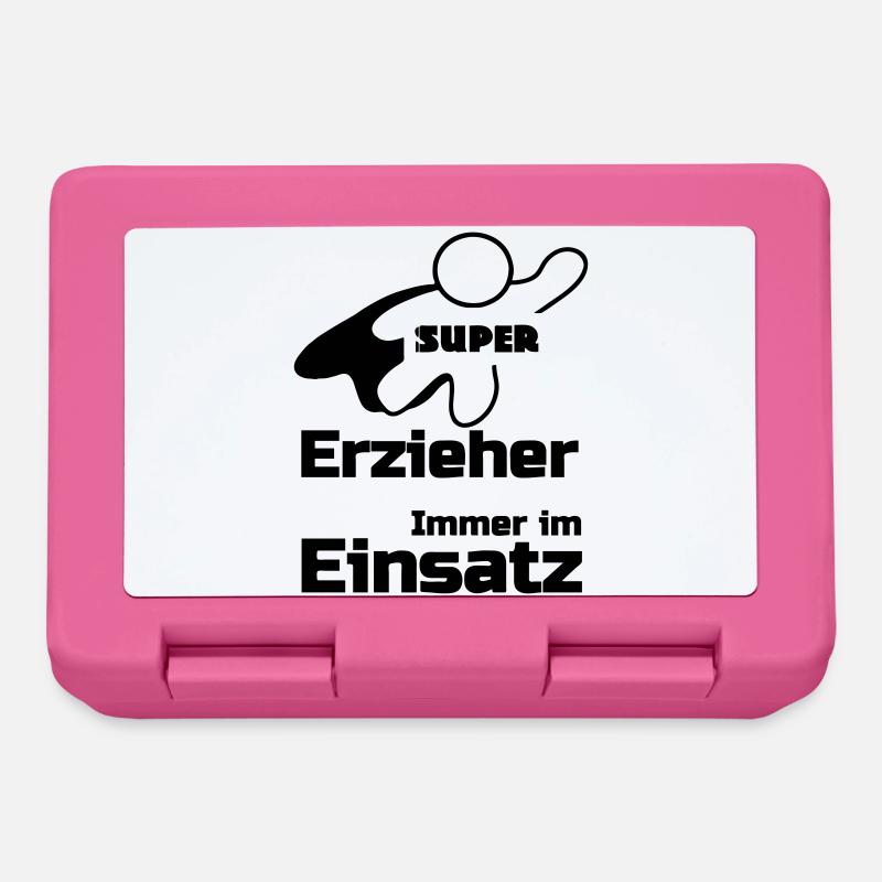 Super Erzieher Geschenk - Brotdose - Pink