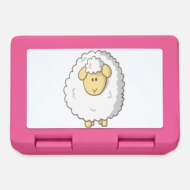 Schaf - Brotdose - Pink