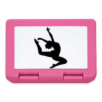 Jumping girl - Lunchbox - pink - Front