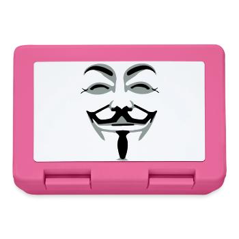 anonymus_vektor_2farb - Brotdose - Pink - Vorne