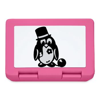 junggesellenabschied pinguin - Brotdose - Pink - Vorne
