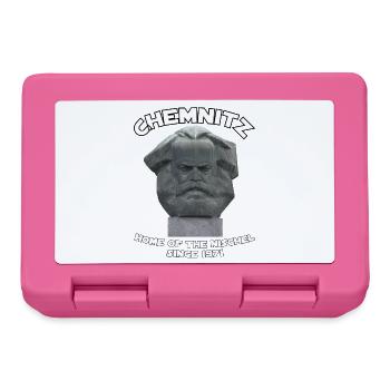 Chemnitz home of the Nischel - Lunchbox - pink - Front