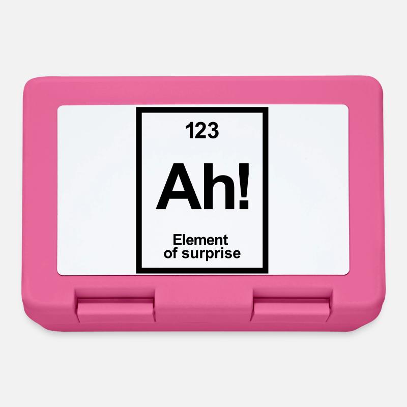 periodic table - Lunchbox - pink