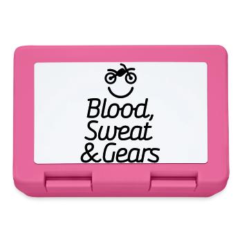 Blood sweat & gears - Motocross - Motorcycle - Brotdose - Pink - Vorne