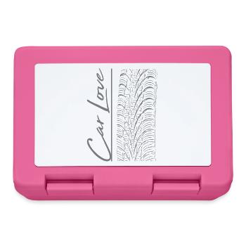 Car Love / Tuning / Motorcycle / Tires / Car - Lunchbox - pink - Front