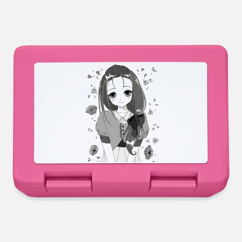 manga - Boîte à goûter - rose