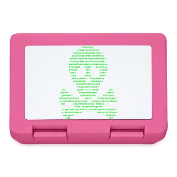 Pas de secours, pas de pitié, de l’humour informatique - Boîte à goûter - rose - Devant