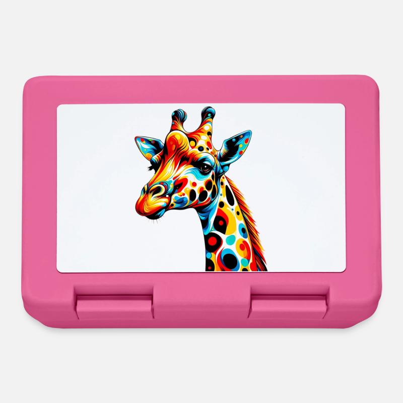 Giraffe - Brotdose - Pink
