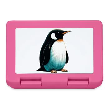 Pinguin - Brotdose - Pink - Vorne