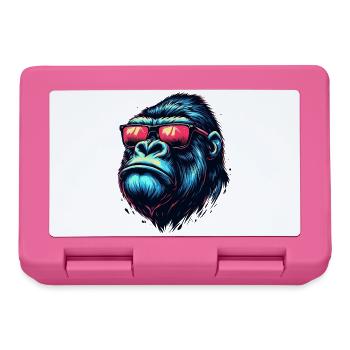 Gorilla - Brotdose - Pink - Vorne