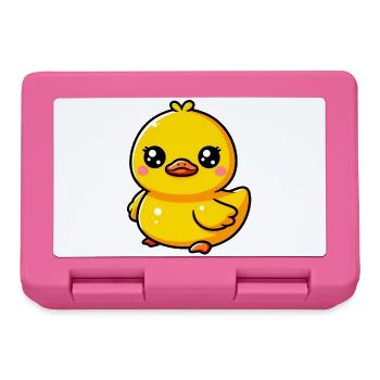 Ente Ente Ente Ente Ente - Brotdose - Pink - Vorne