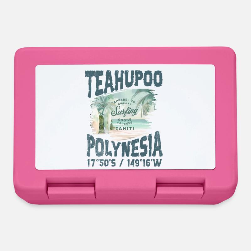 Teahupoo Polynesia Tahiti - Boîte à goûter - rose