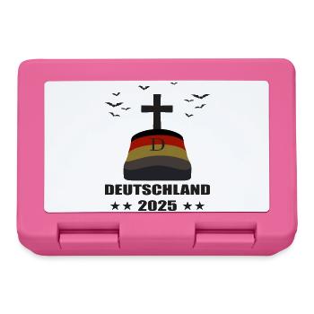 Deutschland Grab 2025 - Brotdose - Pink - Vorne