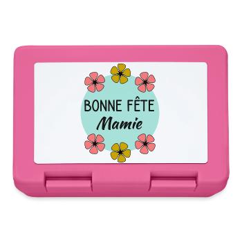 MAMIE. MAMAN. GRAND-MERE. FÊTE DES MÈRES - Boîte à goûter - rose - Devant