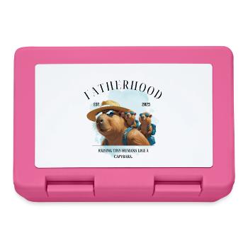 Fatherhood 2025 Raising Tiny Humans Like Capybara - Brotdose - Pink - Vorne