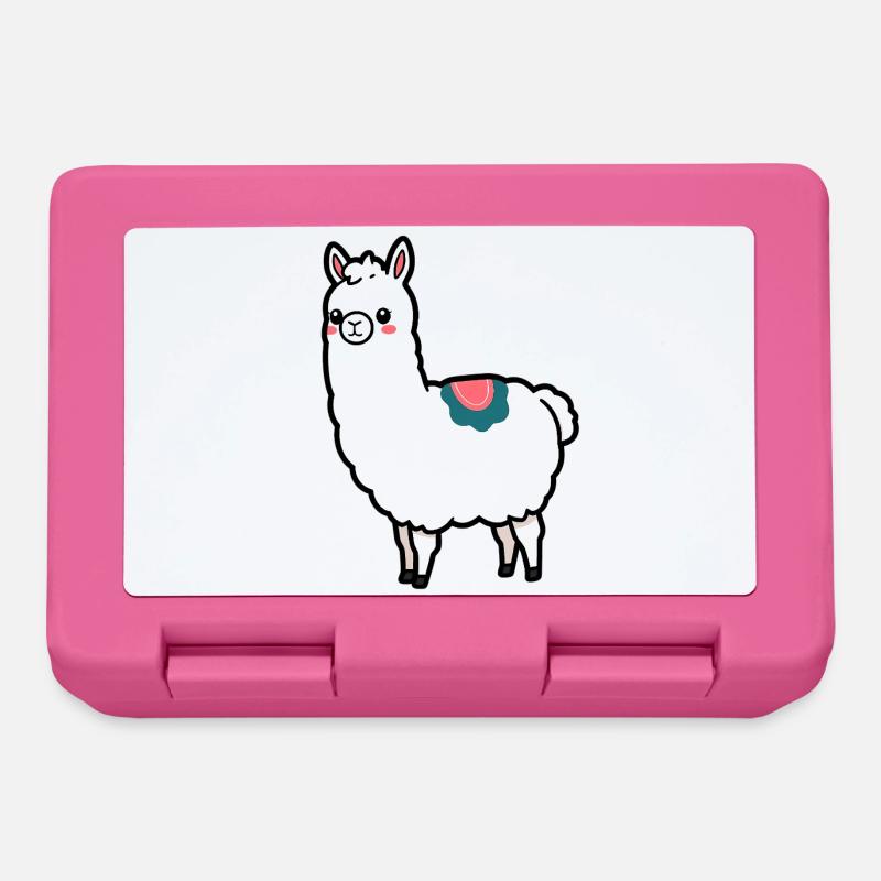 Lama - Brotdose - Pink