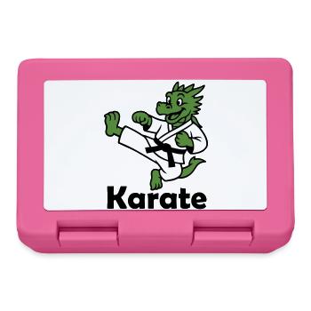 Karate Dragon - Lunchbox - pink - Front