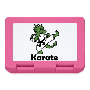 Karaté Dragon - Boîte à goûter - rose - Devant