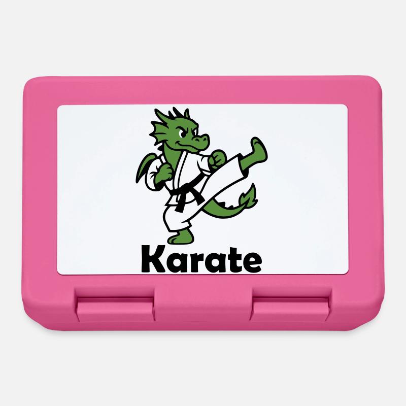 Karate Drache - Brotdose - Pink