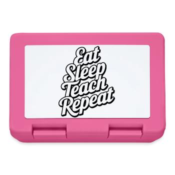 Motivational Lifestyle Typography Design - Lunchbox - pink - Front