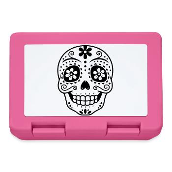 Sugar Skull | Día de los Muertos Design - Brotdose - Pink - Vorne