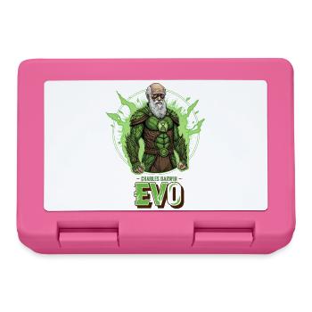 Evo Darwin Grüner Held - Brotdose - Pink - Vorne