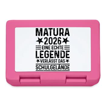 Matura 2026: A legend leaves the school grounds - Lunchbox - pink - Front