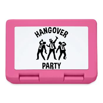 Hangover Party (JGA Junggesellenabschied Bier B) - Brotdose - Pink - Vorne