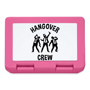 Hangover Crew (JGA Junggesellenabschied Bier / B) - Brotdose - Pink - Vorne